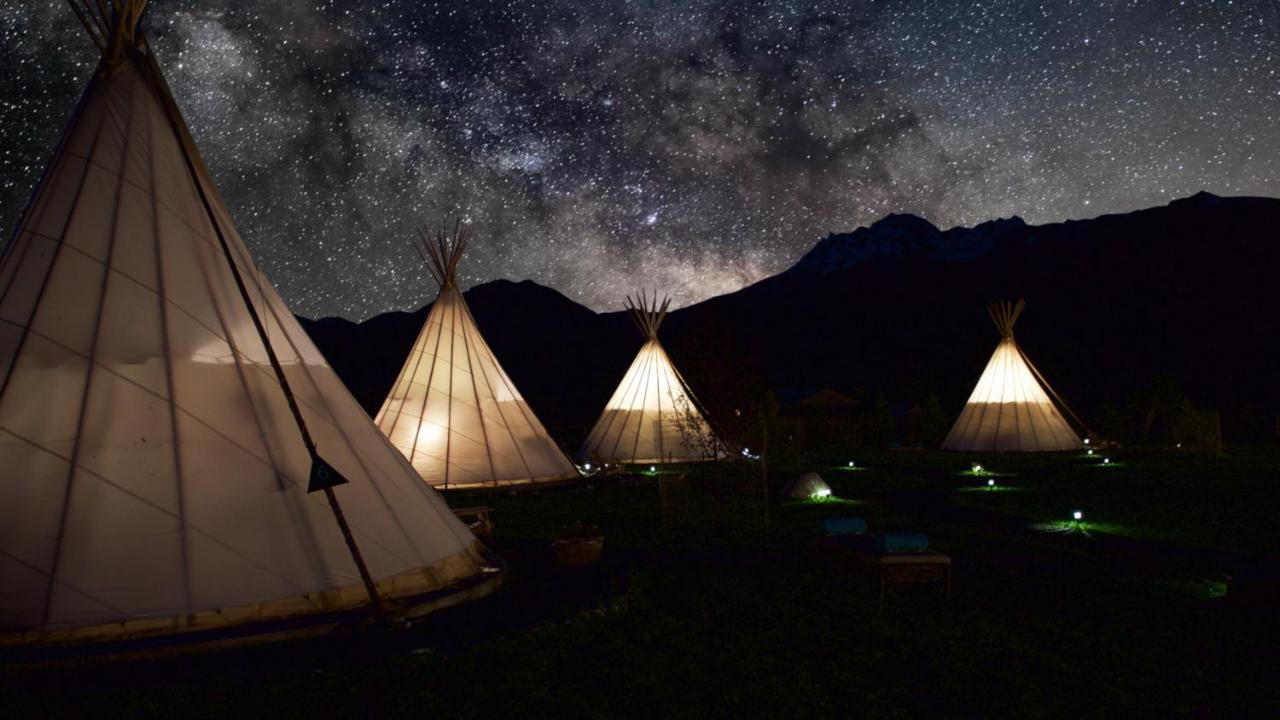 Dreamcatcher Tipi Hotel Gardiner Eksteriør bilde